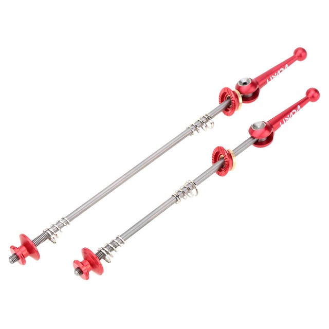 2Pcs LIXADA Ultralight Quick Release Titanium Skewers for MTB Road Bike T7T8