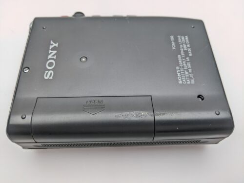 Original Sony TCM-150 Handheld Cassette Voice Recorder schaltet sich ein Beschreibung lesen! - Bild 4 von 10
