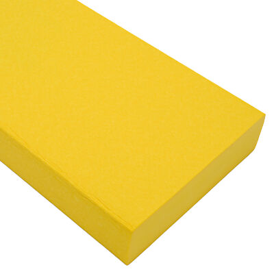 BuyPlastic Tangent Poly Lumber - Lemon Yellow, 1x4 (0.75'' x 3.5''), 36'' L