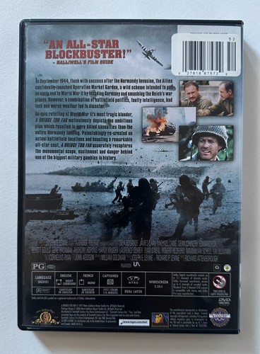 Richard Attenborough A BRIDGE TOO FAR (1977) Widescreen 2006 DVD - VG+/VG - Picture 2 of 3
