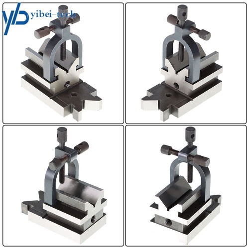 3-1/2" ×1-7/8" ×1-7/8" Angle V-Block With Clamp Set Percision Ground Hardened - Picture 5 of 12
