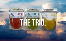 MAXX Organics Value 3 Pack GREENS, GOLD, RED SUPERFOOD POWDER Compare Vital Reds