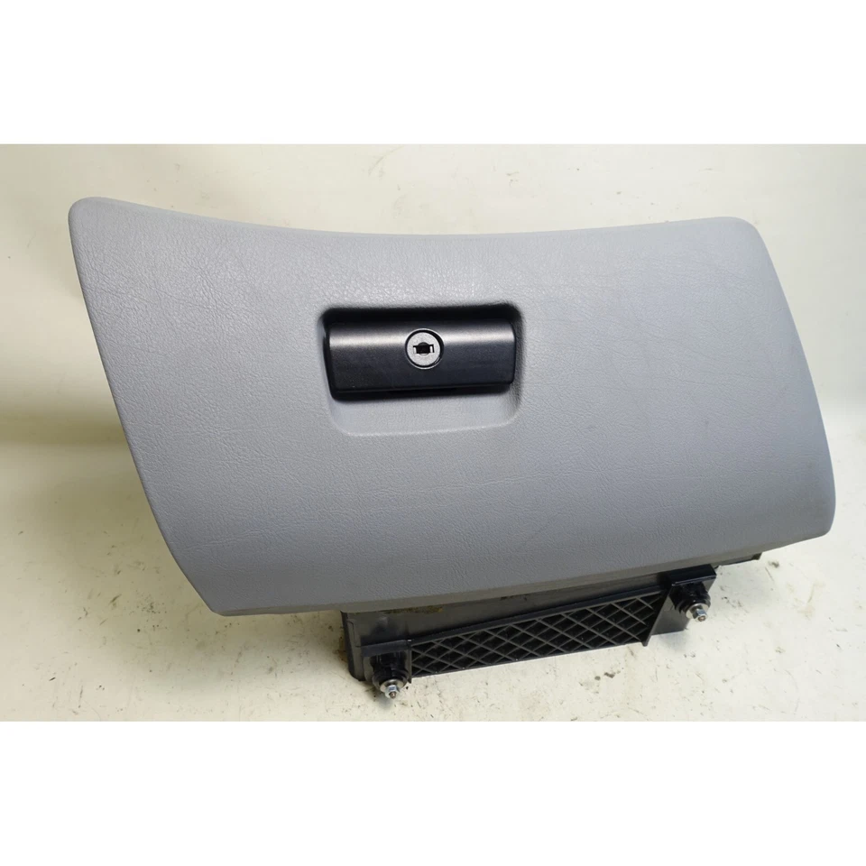 BMW E39 1997-2003 serie 5 sedán guantera delantera puerta con pestillo vinilo gris OEM Foto 3 de 4