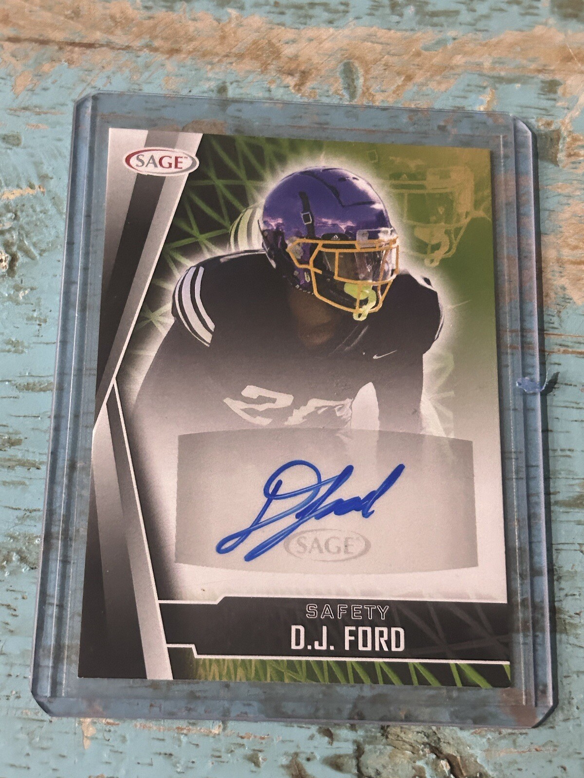 2022 SAGE High Series - Autographs Black #A-DJF D.J. Ford (AU, RC)