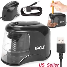 Best Automatic Electric Pencil Sharpener Helical Blade Fast Sharpen Home Office