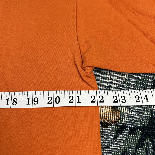 OP Ocean Pacific International Road Trip Long Sleeve Shirt Large Orange Vintage - Picture 8 of 11