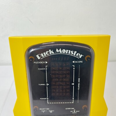 puck monster pacman Retro Vintage LSI FL Game work used No