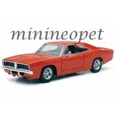 NEW RAY 71893 A 1969 69 DODGE CHARGER R/T 1/25 DIECAST MODEL CAR RED ORANGE
