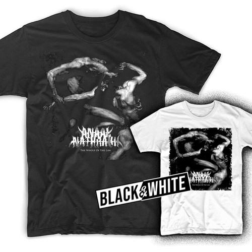 Law album T shirt BLACK WHITE sizes 