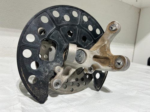 04-09 yamaha yfz450 yfz 450 wheel brake rotor knuckle Left SPINDLE & HUB ! - Bild 4 von 5