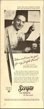 1946 Vintage ad for Scripto retro Otto Soglow Cartoonist photo    03/24/21
