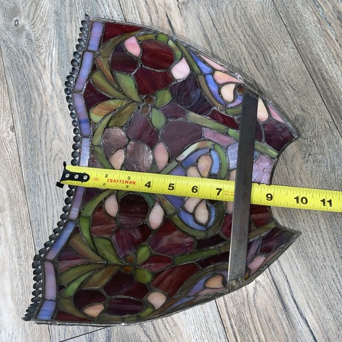 Tiffany Style Slag Glass Lamp Shade Stained Glass Light Cover - Picture 7 of 7
