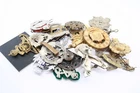 Cap Badges Inc Military Police WW2 Border Regt Highland Brigade Etc