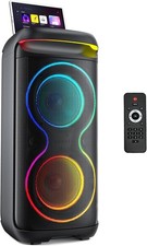 JYX T20 Karaoke Machine for Adults, Big Bluetooth Party Speaker with LED Disco