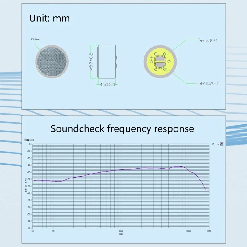 Electret Condenser Microphone Pickup for Studio Record Interferences Resistant - Image 3 of 4