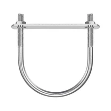 M6x48x68mm(DxWxL) Round U Bolt - 1Pack - Good for Pipe - 304 Stainless Steel