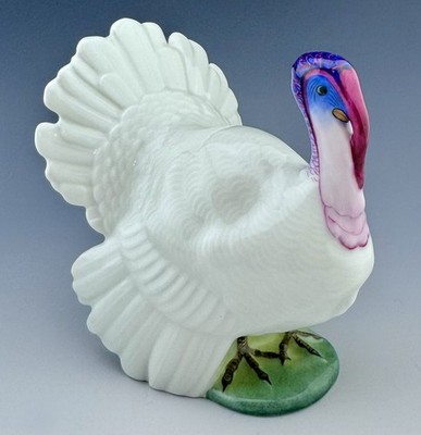   HEREND Turkey Bird Natural Figurine