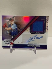 2024 Bowman's Best, Cooper Pratt, Patch Auto, purple /250, #FGRA-CP, (nov25')