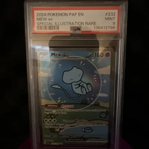 2024 Pokémon PAF en Special Illustration Rare EX Mew #232 PSA 9