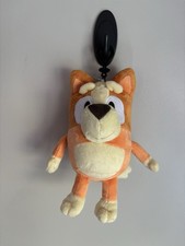 Bluey Bingo Plush Keychain Backpack Clip On With Zippered Storage Pouch