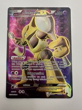 Alakazam EX - 117/124 - Pokemon Fates Collide Full Art Ultra Rare Card DAMAGED