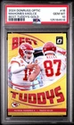 2024 Donruss Optic Patrick Mahomes II/Travis Kelce Best Tuddys Gold /10 PSA 10