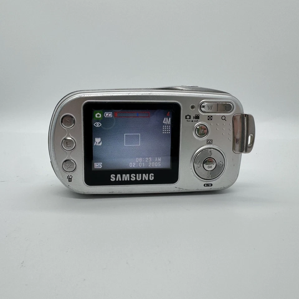 Samsung Digimax A40 Digital Camera 4.0MP Point & Shoot Y2K Tested & Working - Image 4 of 4