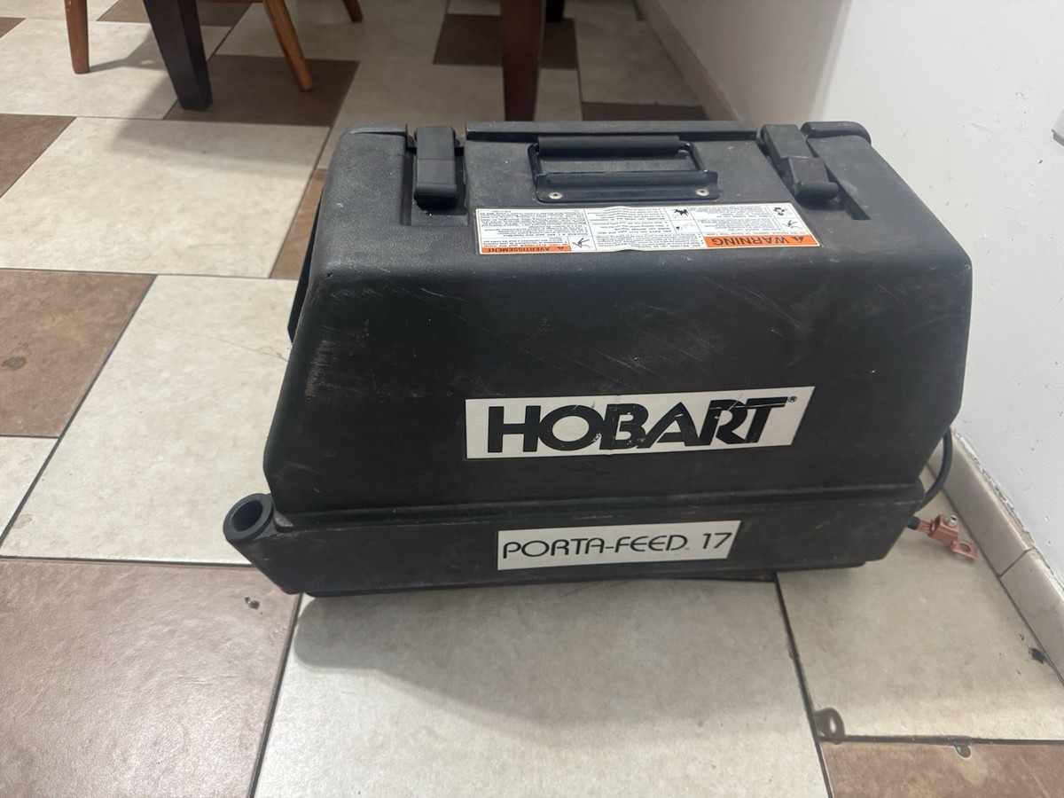 Horbart Portafeed 17 Suitcase Welder.cc/cv. Read Description | eBay