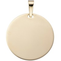 "Jobo\"46704\"AnhäNger Gravur Gravurplatte Rund 333 Gold Gelbgold GoldanhäNger"
