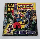 S-151 VINTAGE 1960'S MARVEL COMICS CAPTAIN AMERICA #101 & #103 COMIC BOOKS