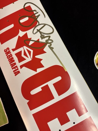 RARE SIGNED TJ Rogers Canada Sk8mafia Skateboard Deck AUTOGRAPHED - Picture 6 of 10