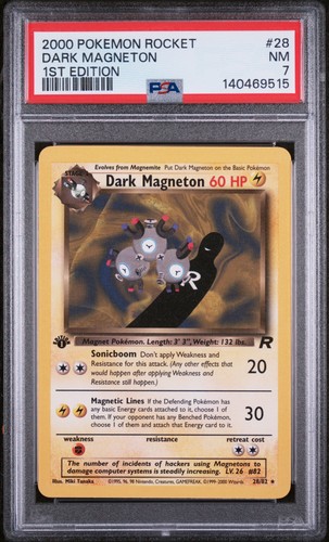 Dark Magneton (1st Edition) graded PSA 7 for sale on eBay
