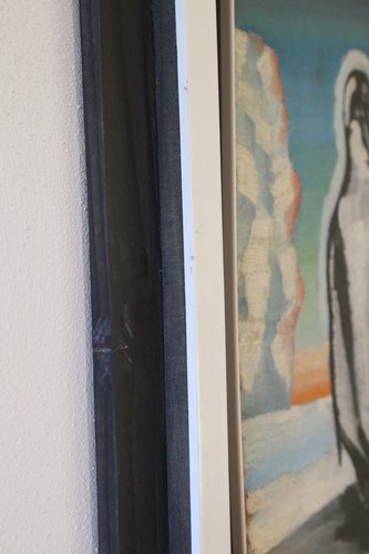 Fausto Repetti Ölgemälde Tafel Futurismus Pinguine 40er 50er Avantgarde - Bild 15 von 24