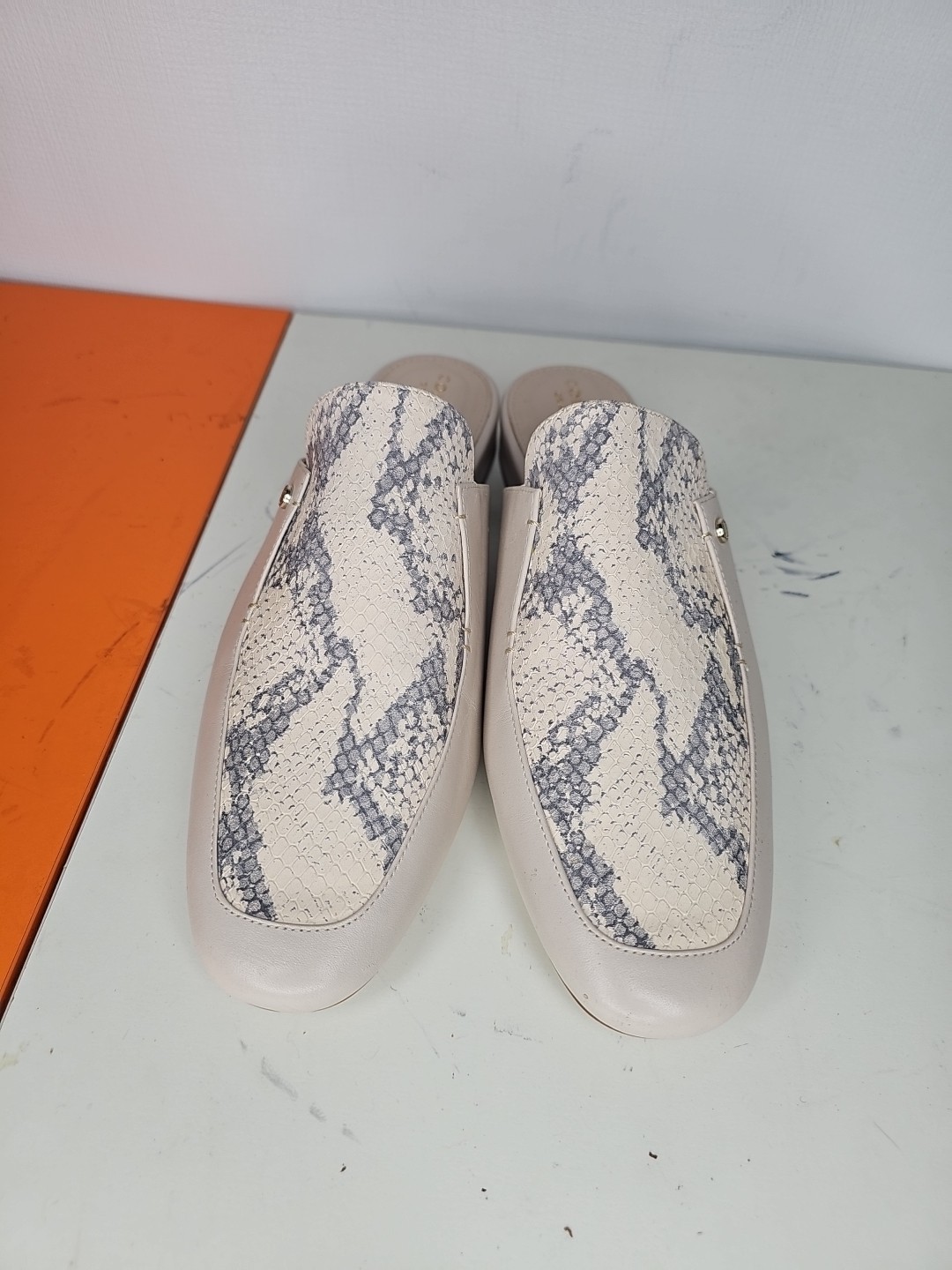 Cole Haan Ryan Snake Python Embossed Leather Slip… - image 2