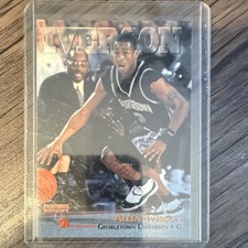 1996 Score Board Basketball Rookies Allen Iverson #1 Georgetown Hoyas Card