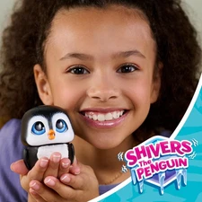 Just Play FurReal Handfuls Shivers Penguin Interactive Plush Toy, 3.5 Inch, Soft