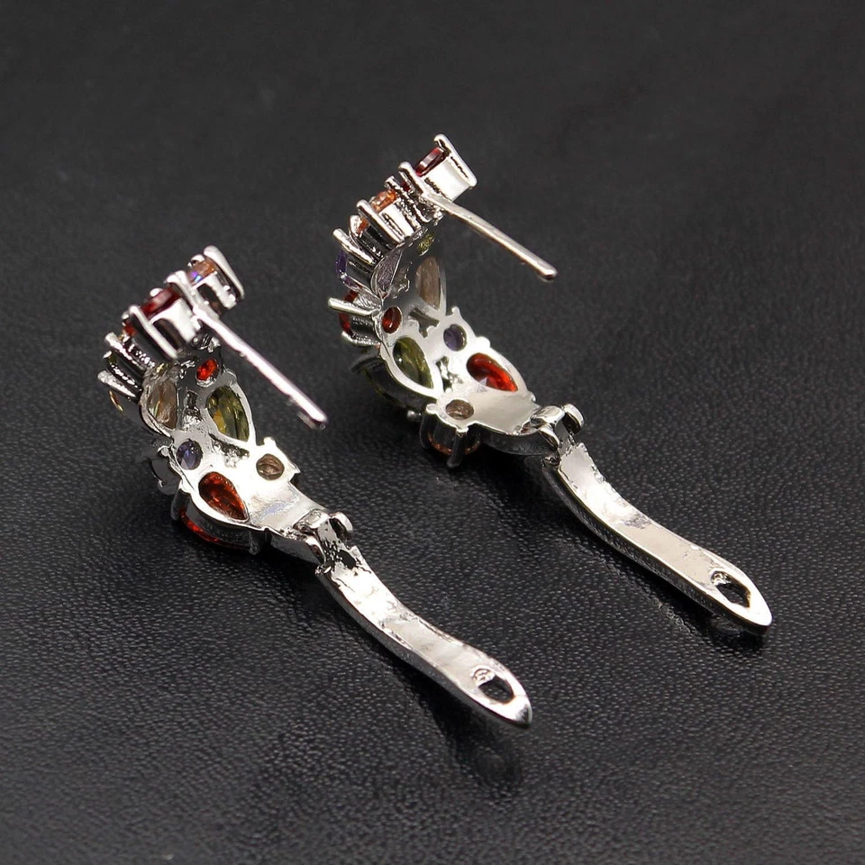 Pendientes Huggie de Plata de Ley, Pequeño Tachuela Redonda Aro de Moda...  Foto 3 de 4