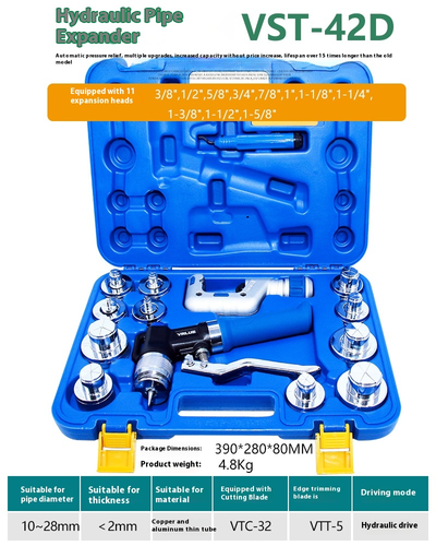 Expander VHE-29D/42D Hydraulic Pipe Expander Pipe Expander Refrigeration Tool - Picture 14 of 14
