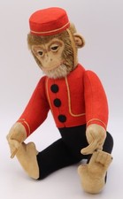 Vintage Schuco Yes/No Bellhop Monkey Tin Toy Germany 1920s Rare Collectible USED