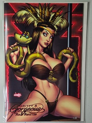Jose Varese Gritty & Gorgeous Pin-Up Perfection ''Python on a Pole'' Trade #1/20!