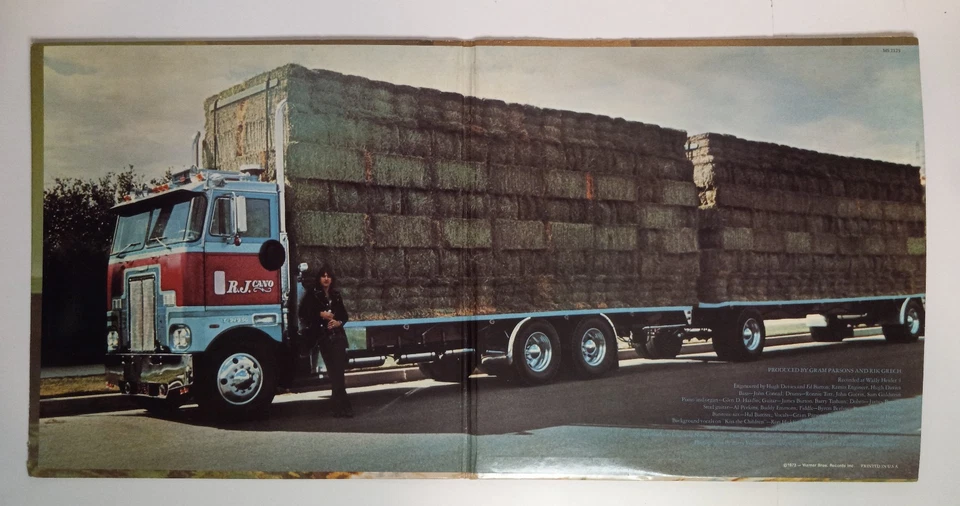 Gram Parsons - GP (Vinyl LP, 1973) Reprise Records - VG+ - Image 3 of 4