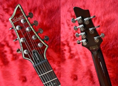 Schecter Hellraiser C-7 7-String Mahogany Quilt Top Active Ice Blue Gebraucht
