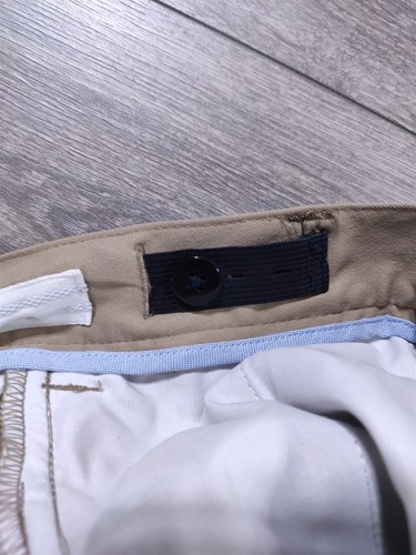 Lands End Shorts Boys Size 8 Beige School Uniform Bottoms Active Chino - Picture 4 of 9