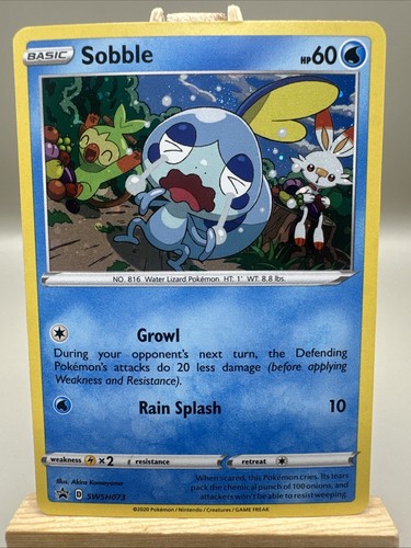 Sobble SWSH073 Holo Promo Sword & Shield Promo Pokemon Lightly Played