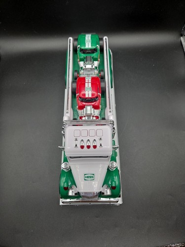 HESS 2022 FLATBED TRUCK With 2 VERY COOL HOT RODS, COLLECTIBLE, FUN!, BRAND NEW! - Picture 14 of 14