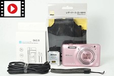  Near Mint  Nikon Coolpix S6600 Pink 16.0MP 12x Digital Camera from Japan