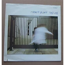 ROBERT PLANT BIG LOG 7" P/S (SAW CUT IN COVER) ITALIAN