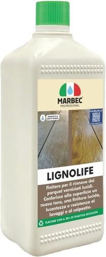LIGNOLIFE 1LT Finitore Di Recupero per Parquet Verniciato Lucido Usurato E Opaci - Foto 12 di 12