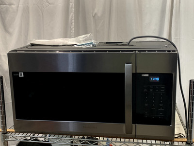 Samsung Over The Range Microwave Model ME17R7021ES New, Open Box S8625