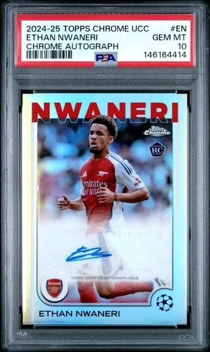 2024 Topps Chrome Ethan Nwaneri Refractor